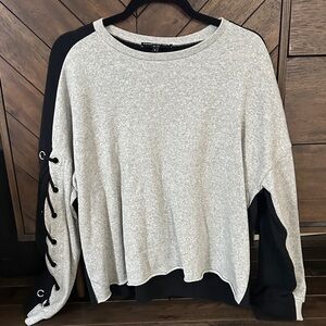 Generation Love Gray and Black Sweatshirt